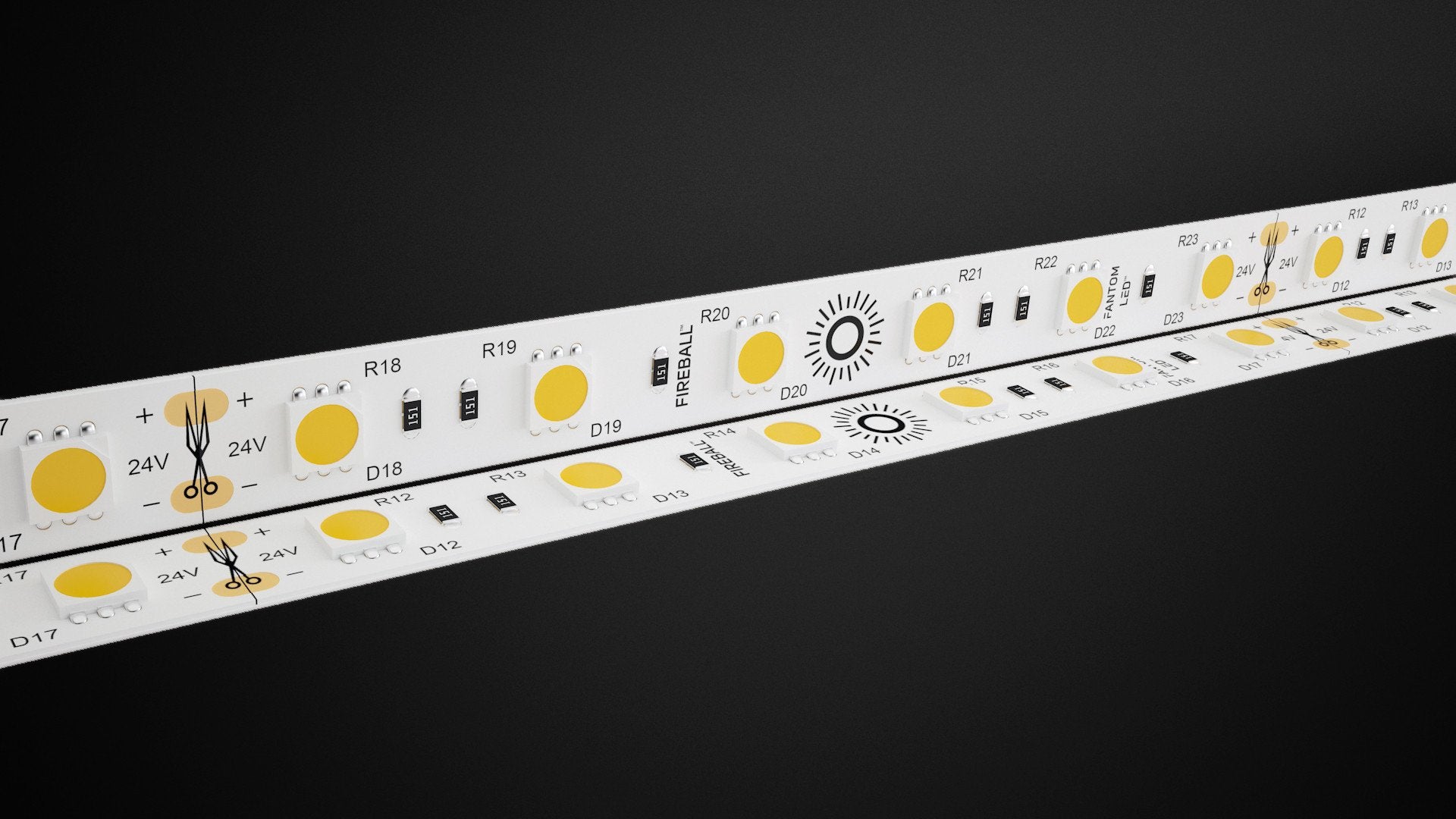 24V FIREBALL™ LED Tape Light